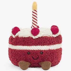 Jellycat Amuseables Cheri Cake 4.7x5.1x4.7" Soft and Plush NWT